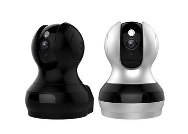 Beyaz Akıllı Kablosuz Wifi Ev Güvenlik Kameraları Yüz / Ses Akıllı İzleme