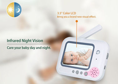 Akıllı Otomatik VOX 3.2 `` LCD Ekran Dijital Kablosuz Bebek Monitörü İki Yönlü İletişim