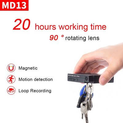 Hareket Algılama Manyetik 1500mAh Mini Vücut Kamerası