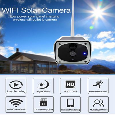 PIR IR Su Geçirmez 4G Güneş Kamerası 1080P Kablosuz Ptz CCTV Kamera