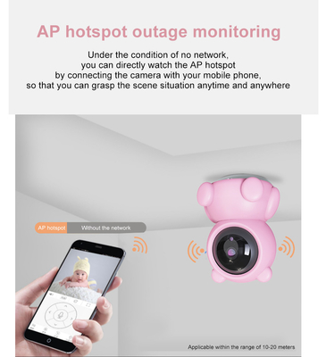 WiFi Bağlantılı Al Kablosuz IP İzleme Kamerası AP Hotspot
