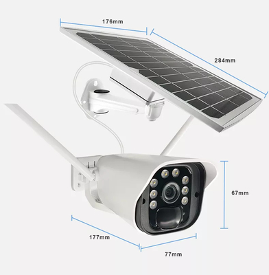 Kablosuz HD Uzun Pille Çalışan PIR Wifi Güneş Enerjili CCTV Kamera IP Dış Mekan Ev Güvenlik Kameraları